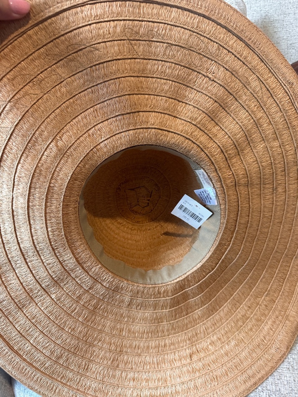 NWT Mud Pie “Wish You Were Here” Oversized Floppy Sun Hat - Picture 3 of 5